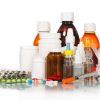 Medical bottles and tablets